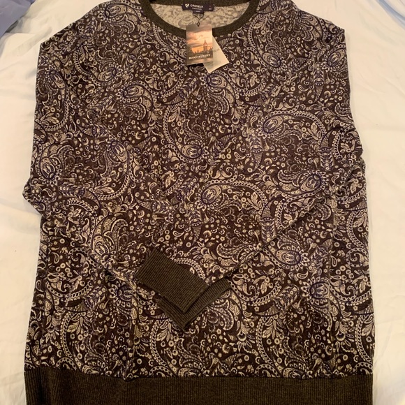 Cremieux Pullover Sweater in Charcoal Heather